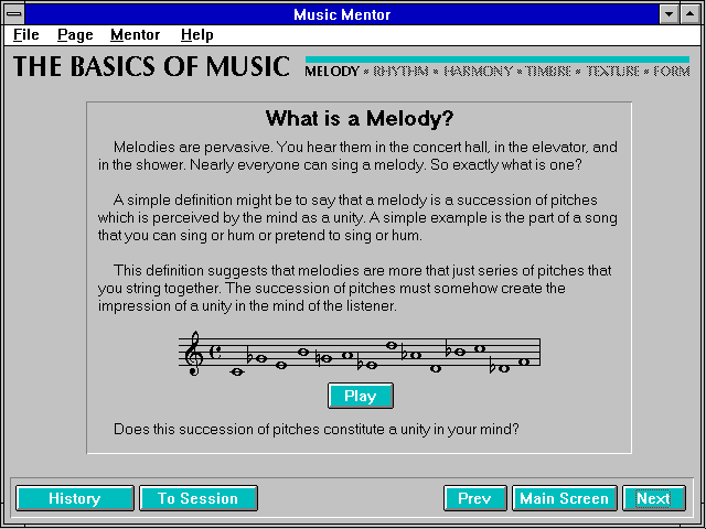Music Mentor 1.02 - Intro